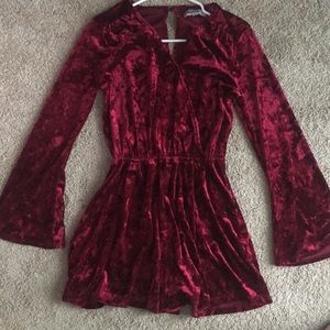 Velvet romper